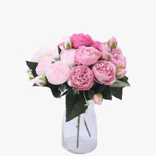 Peony Artificial Fake Flowers Bouquet For Wedding /Store/Party/Hotel Decor a