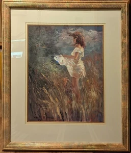 Kent R. Wallis Laureen Print Framed & Matted 31"X36" - Picture 1 of 4
