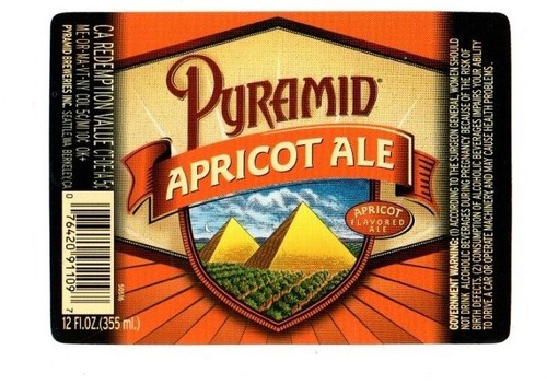 USA - Beer Label - Pyramid Breweries Inc., Seattle - Apricot Ale | eBay