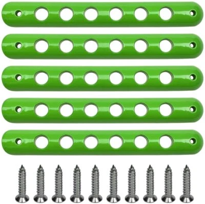 Cubierta de inserción de manija de puerta verde 5 piezas para Jeep Wrangler JK 2007~2017 Foto 1 de 4
