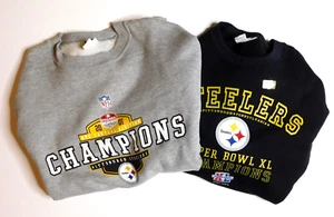 Pittsburgh Steeler Champion Vintage Lee Sweatshirts (SZ 2XL) - Picture 1 of 3