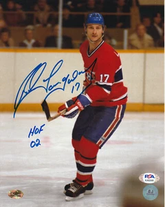 Rod Langway-Canadiens-Autographed 8 x 10 Photo-With HOF Inscription PSA/DNA - Picture 1 of 2