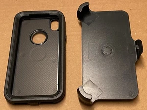 New Fogeek iPhone XR Case w/ Clip Holster Rugged Defender Protection Skin Black - Picture 1 of 14