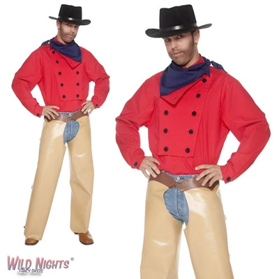 Disfraz de vaquero Western John Wayne para hombre Foto 1 de 2