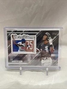 2022 Topps Update Tim Anderson Jackie Robinson Day Black Relic SEP-TA  57/ 199 - Picture 1 of 4