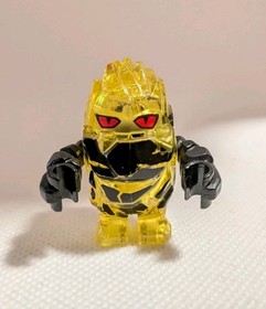 Lego Figure Rock Monster -pm023 Trans Yellow - Power Miners 8188 Used 