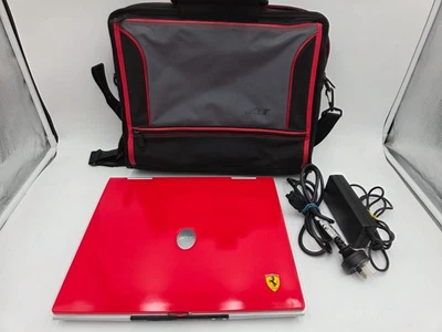 Rare Acer Ferrari 3000 Laptop Notebook AMD Athlon Boots up - READ DESC - Image 1 of 4
