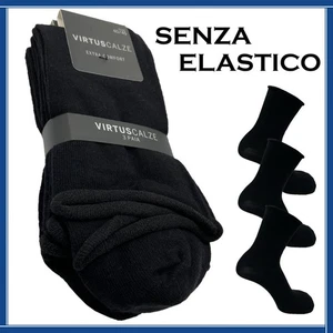 3 paia calze calzini uomo corti Senza Elastico taglio laser vivo in caldo cotone - Foto 1 di 8