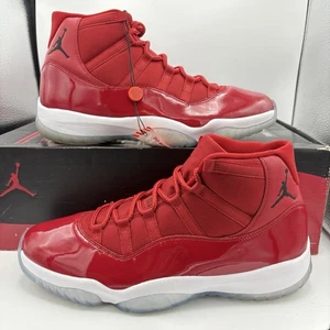 Nike Air Jordan 11 Win Like 96 Retro Gym Red 378037-623 Größe 13 Brandneu - Bild 1 von 9