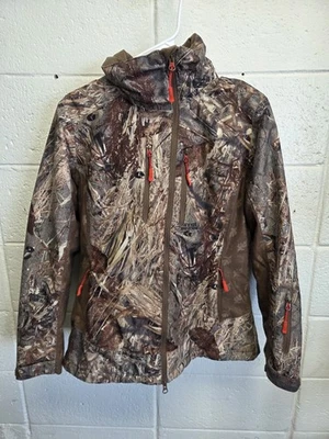 Cabela's Outfitters Mossy Oak Duck Blind Camo Jacket Insulated Quilted Men Small - Image 1 of 4