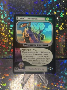 Trunks Cuts Down 83 Foil Trunks Saga DBZ CCG DragonBall Score Unlimited - Picture 1 of 2