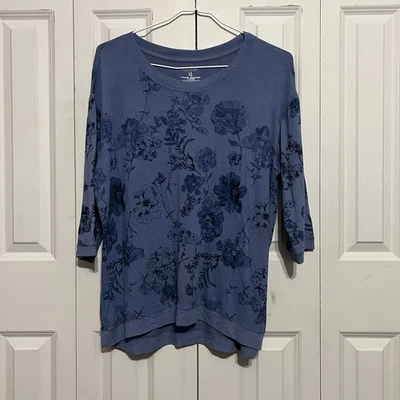 Suéter Ligero Sonoma Life+Style-Azul con Diseño Azul Oscuro-1X Foto 1 de 4