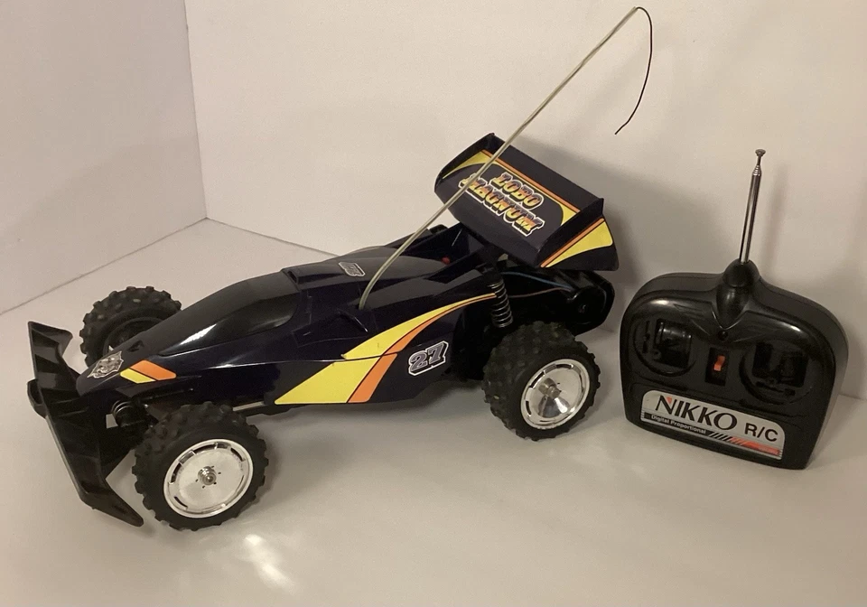 RARE NIKKO ROBO MAGNUM 4x4 RC BUGGY #27 WITH REMOTE EXCELLENT COND! NOT TESTED! - Image 1 of 4