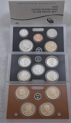 2015 United States Mint Silver Proof Set w/ OGP & COA - Image 1 of 4