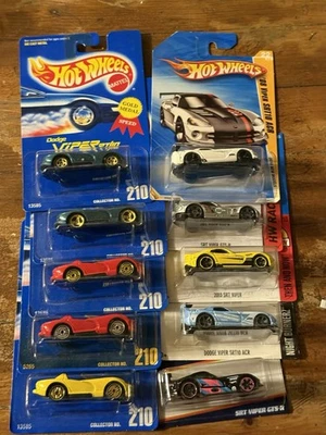 ¡GRUPO/LOTE DE UNA VARIEDAD DE HOT WHEELS DODGE VIPERS! ¡10 Dodge Vipers! ¡VARIACIONES! Foto 1 de 4