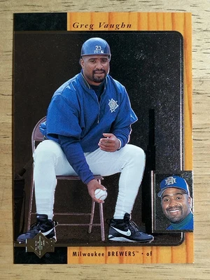 SP #110 1996 Greg Vaughn Foto 1 de 2
