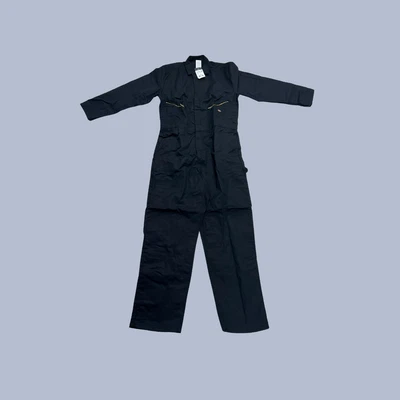 Dickies Men's Deluxe Blend Long Sleeve Coveralls Style 48799 Black - Image 1 of 4