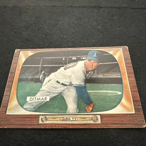 1955 Bowman - Art Ditmar #90 (RC) Knick. - Bild 1 von 1