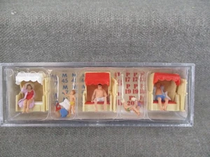 Preiser Spur H0 10427 Figurenset im Strandkorb in OVP - Bild 1 von 2