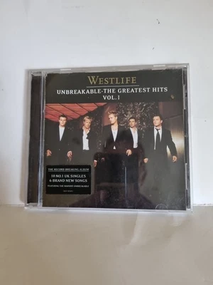 ORIGINAL RELEASE NOW DELETED UK CD OF "UNBREAKABLE "   GREATEST HITS BY WESTLIFE Foto 1 de 4