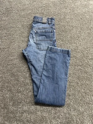 Prana Mens Jeans Straight Leg Light Wash Faded Classic Organic Cotton 28x36 VTG - Image 1 of 4