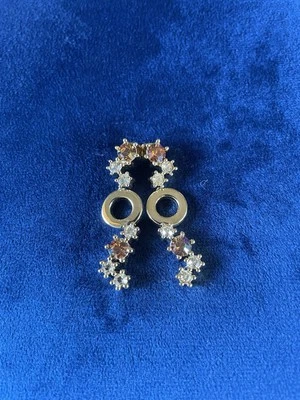 Energetix Magnetschmuck Ohrstecker Ohrringe Vergoldet 1380 Swarovski  - Bild 1 von 4