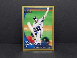 2010 Topps #56 Andy Pettitte, Yankees - Gold Border Parallel (0241/2010) - Imagen 1 de 2