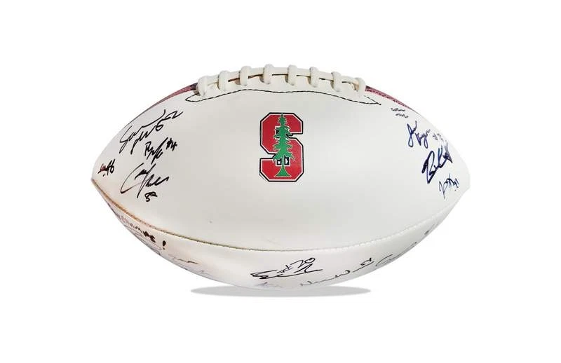 2015 Stanford Cardinal team signed football w/Certificate autographed (52) - Image 1 of 3