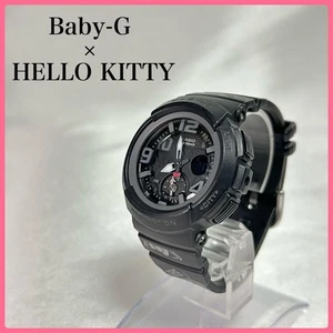 CASIO Hello Kitty Baby G BGA-190KT black Wristwatch & Box Limited edition Japan - Picture 1 of 10