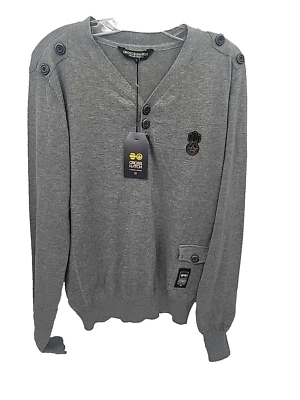 CROSS HATCH Hombres L Suéter Mangas Largas Pullover Negocios Informal, Oficina, Carrera Foto 1 de 4