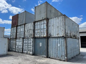 20ft Seecontainer Standard Materialcontainer Reifencontainer 6m Lager - Bild 1 von 10