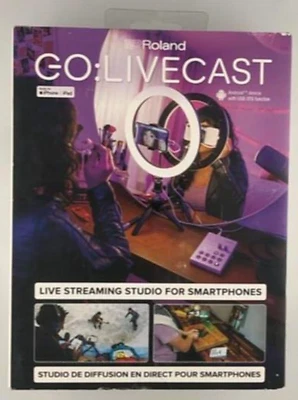 NEW Roland GO:LIVECAST Pro Production for Smartphone Livestreaming Studio Mixer - Image 1 of 4