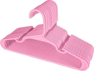 Kids Hangers - 11. 5 Inch Plastic Baby Hangers for Closet Utopia Home - Picture 1 of 75