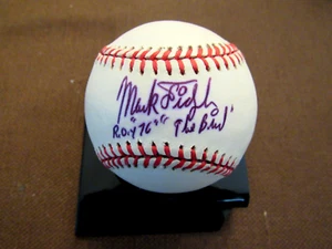 MARK FIDRYCH ROY 76 THE BIRD DETROIT TIGERS SIGNED AUTO OAL BASEBALL BECKETT - Bild 1 von 3