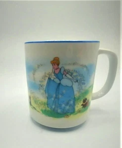 VTG Disneyland Walt Disney World Souvenir Cinderella Coffee Mug Japan - Picture 1 of 6