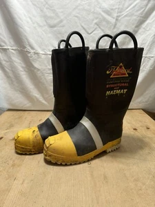 Thorogood Hellfire Hazmat 2013 Men's 11M Structural Firefighting Steel Toe Boots - Picture 1 of 6