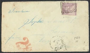 Cape of Good Hope 1889 Cover to Bremmen via London Red 2 1/2d Postage Due VGU - Picture 1 of 2