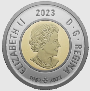 2023 Canada Classic design Toonie $2 proof finish (steel/brass) from set - NEW! - Picture 1 of 4