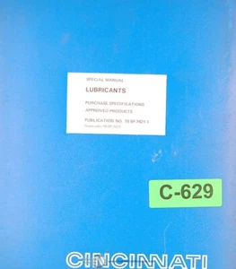Specifications and Lubricants Manual - Picture 1 of 3