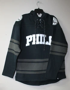 New NBA Philadelphia 76ers old time jersey style mid weight cotton hoodie men L - Picture 1 of 5