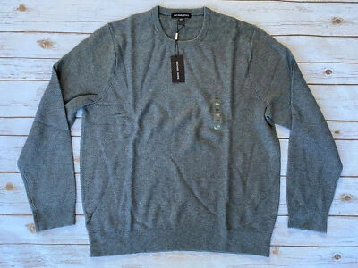 MICHAEL KORS KNIT CREWNECK SWEATER ASH MELANGE GREY MENS XXL 2XL $125 - Изображение 1 из 2