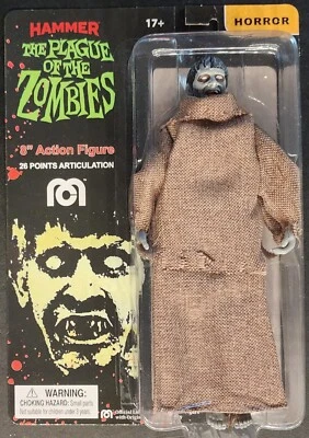 PLAGUE OF THE ZOMBIES MEGO 8" SIN USAR, EN CAJA, FIGURA DE ACCIÓN TV 2021 TERROR RETRO WGSH HAMMER Foto 1 de 2