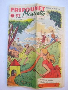 Fripounet et marisette N°29 - 19ème année 19 Juillet 1959 histoires de vaillance - Picture 1 of 1