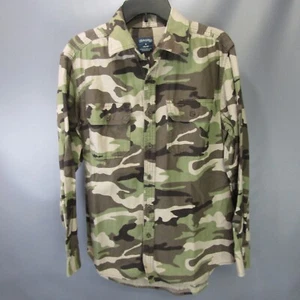 Faded Glory Flannel Camo Shirt Men's Size M Camouflage Medium Chamois Y2K Grunge - Picture 1 of 11