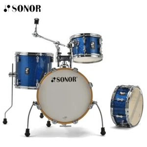 Sonor AQX 4PC JUNGLE Blue Ocean Sparkle Drum Shell Pack AQX-JUNGLEWMCBOS - Picture 1 of 2