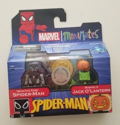 Nuevas figuras Minimates Toys R US Negative Zone Spider-Man Jack O'Lantern Foto 1 de 2