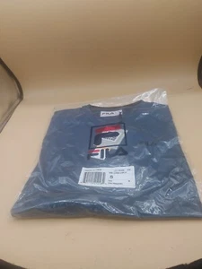 FILA Jazam Long Sleeve Mens Tennis Shirt Blue Size Small - Picture 1 of 2