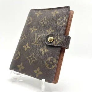 Louis-Vuitton Agenda PM Notebook Cover Monogram R20005 Auth From Japan - Picture 1 of 18
