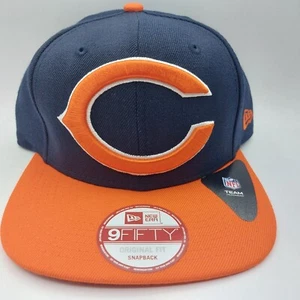 NFL Chicago Bears 9FIFTY Cappello Snapback Regolabile Nuova Era Cappello Arancione - Foto 1 di 7