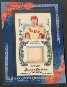 Chase Utley 2011 Topps Allen Ginter Mini Framed Bat Relic #AGR-CU Phillies Game - Picture 1 of 2